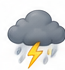C'est un orage.