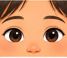 Ses yeux sont…