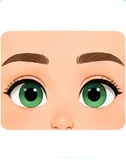 Ce sont des yeux verts.