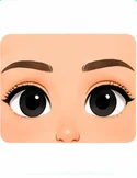 Ce sont des yeux noirs.