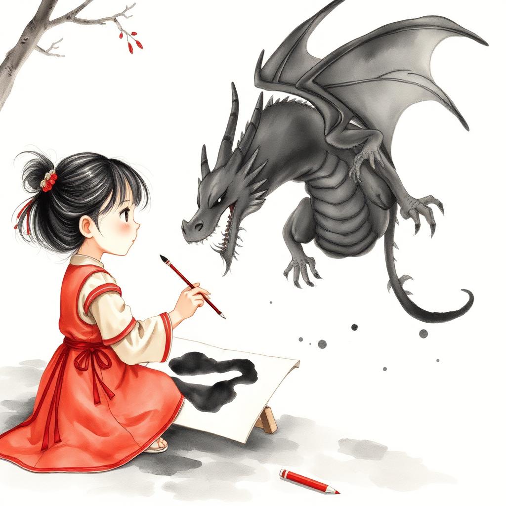 Le dragon prend vie