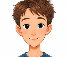 C'est un visage fin.