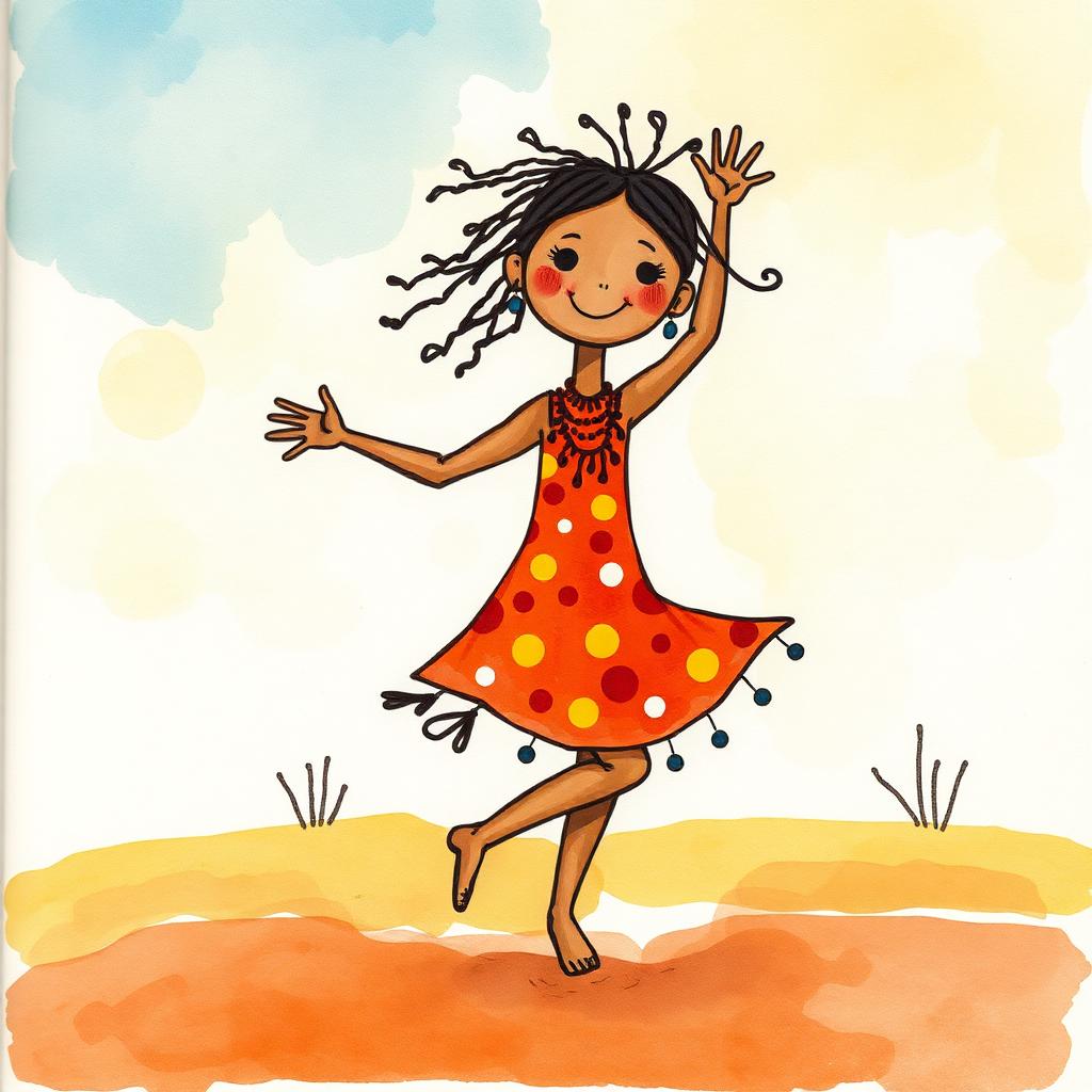 Tinnkiri danse dans le désert
