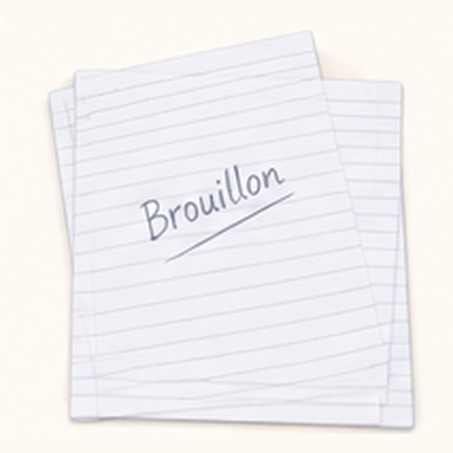 C'est un brouillon.
