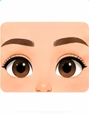 Ce sont des yeux marron.
